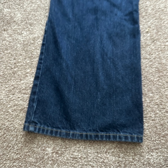 Liz Claiborne Paisley Embroidered Bootcut Dark Wash Jeans Women’s Plus Size 16W - Picture 15 of 16